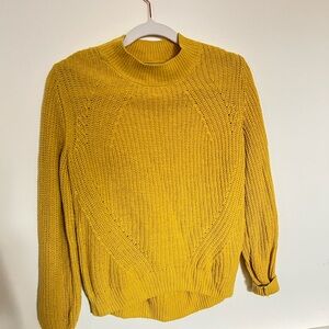 Youth Yellow Knit Sweater